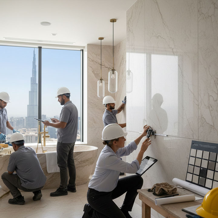 Dubai Fit-Out Standards: Materials, Detail Finishing & On-Site Supervision